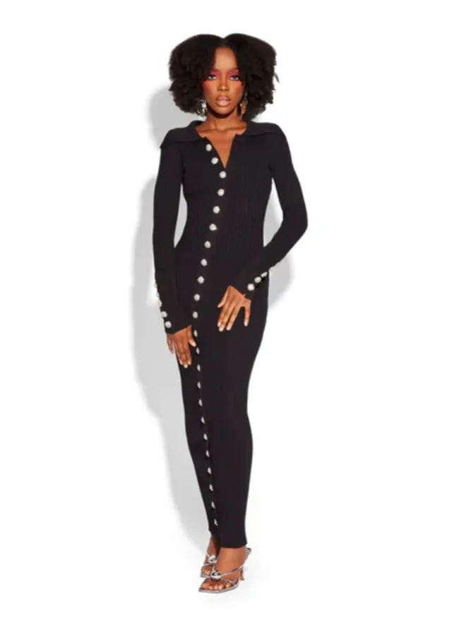 Fumi Janet Dress Black