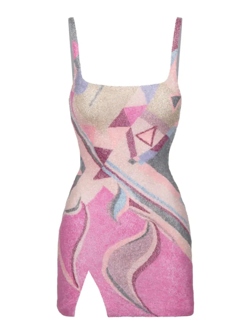 Oceanus Sofia Hand Beaded Dress