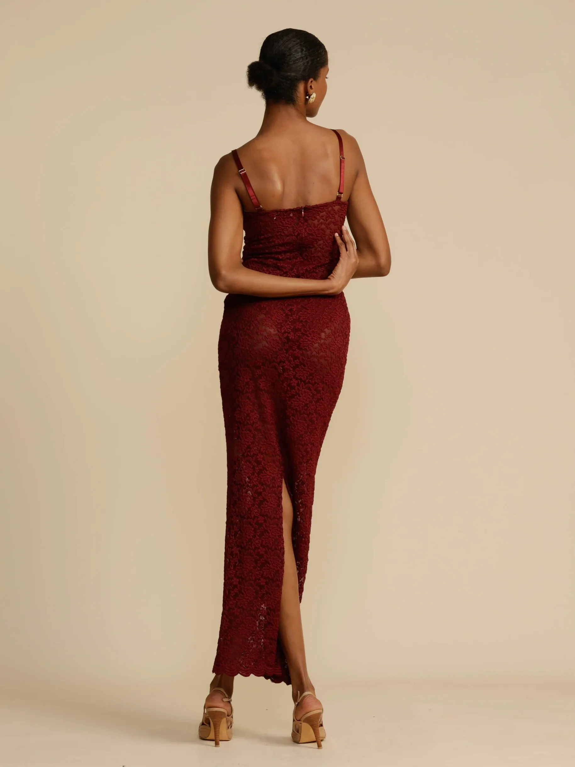 Arcina Ori Margot Dress Wine