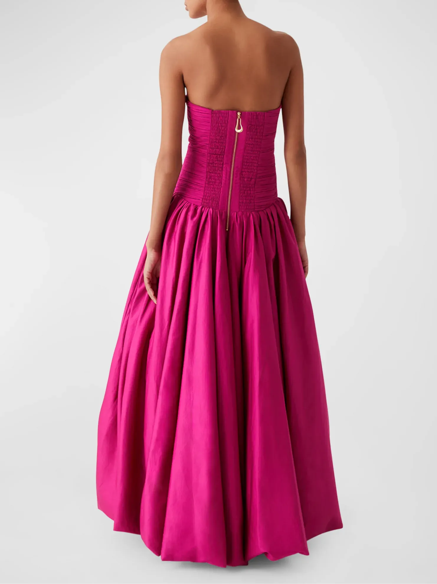 Aje Violette Bubble Hem Maxi Dress